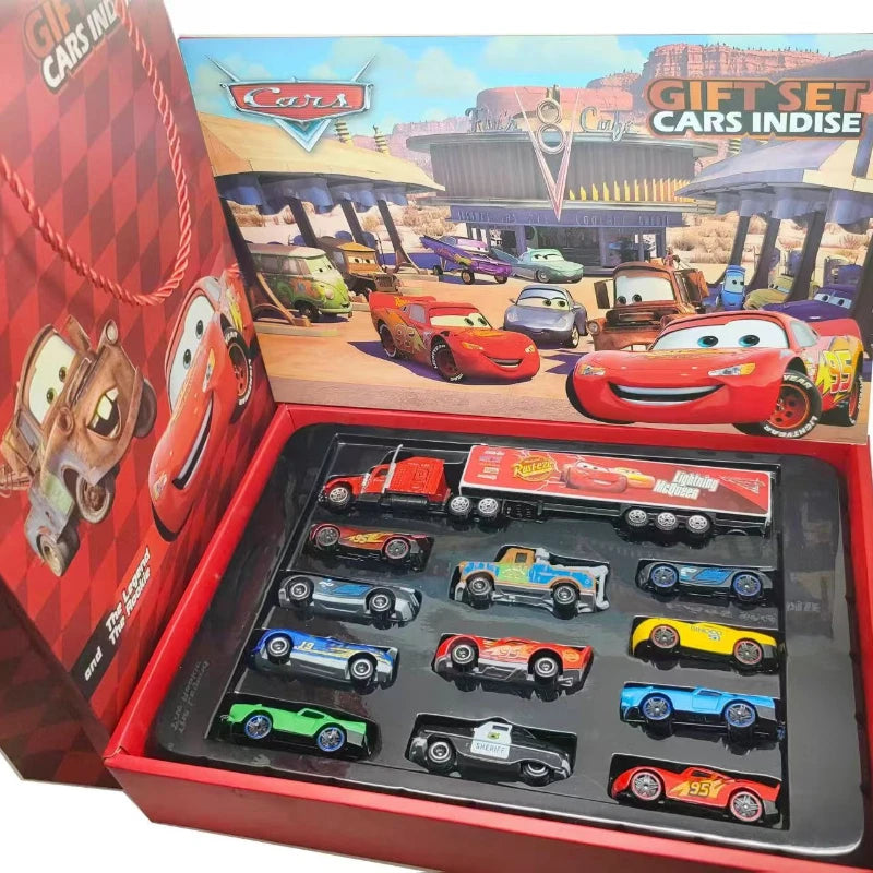 12PCS Disney Pixar Cars Die Cast Toy Gift Box Set
