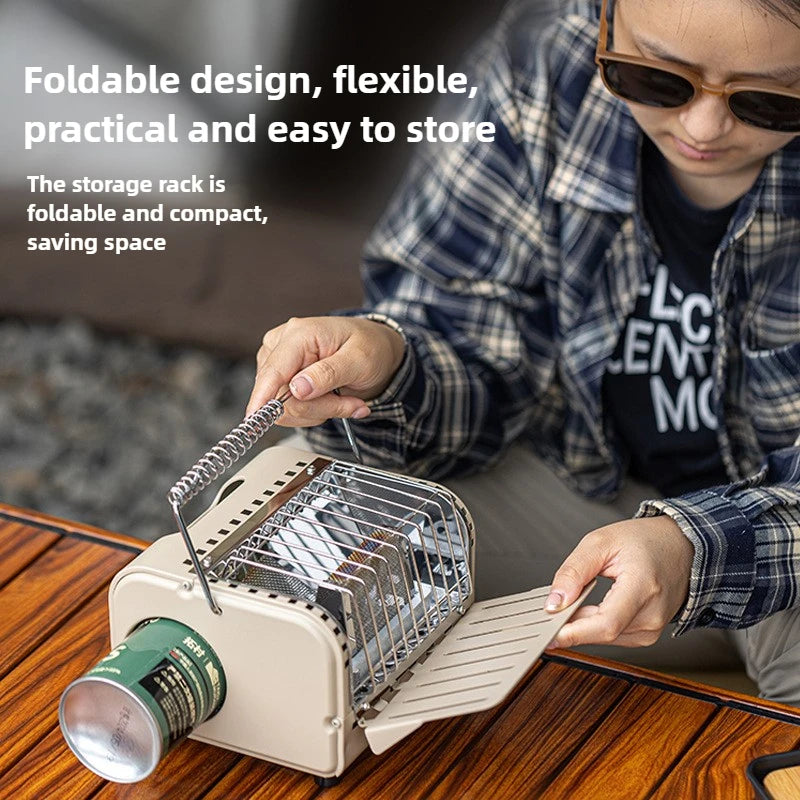 Portable Camping Gas Heater Mini Cassette Stove 1200W