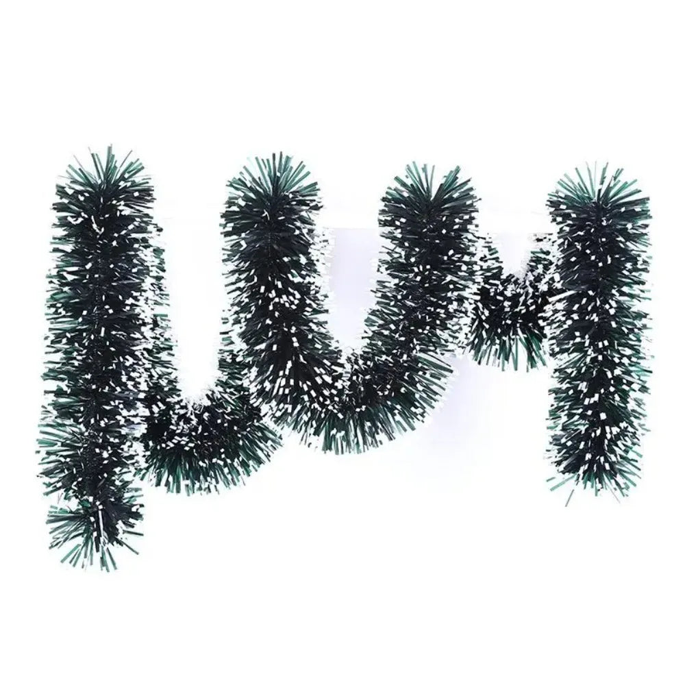 Christmas LED Tinsel Garland with Bow Knots – 2M