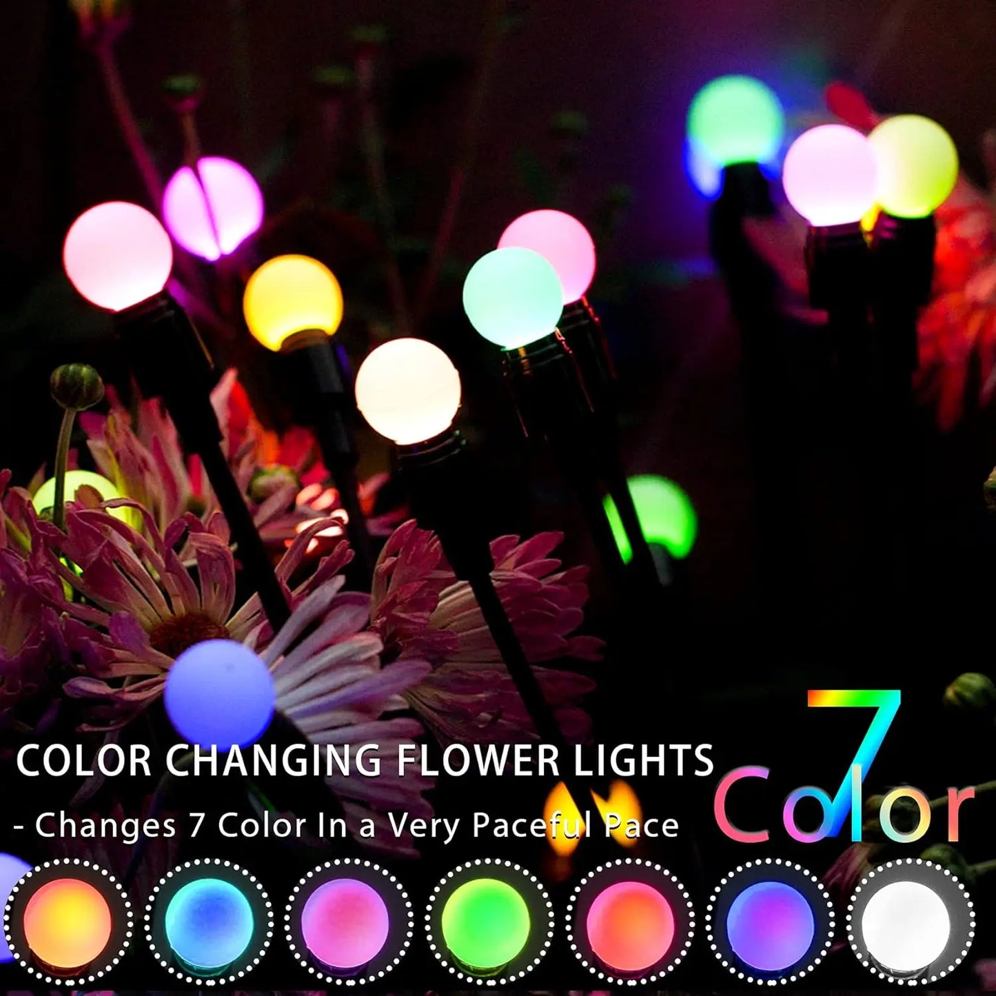 Solar Firefly Garden Lights – Waterproof Outdoor LED Stake Lamp
