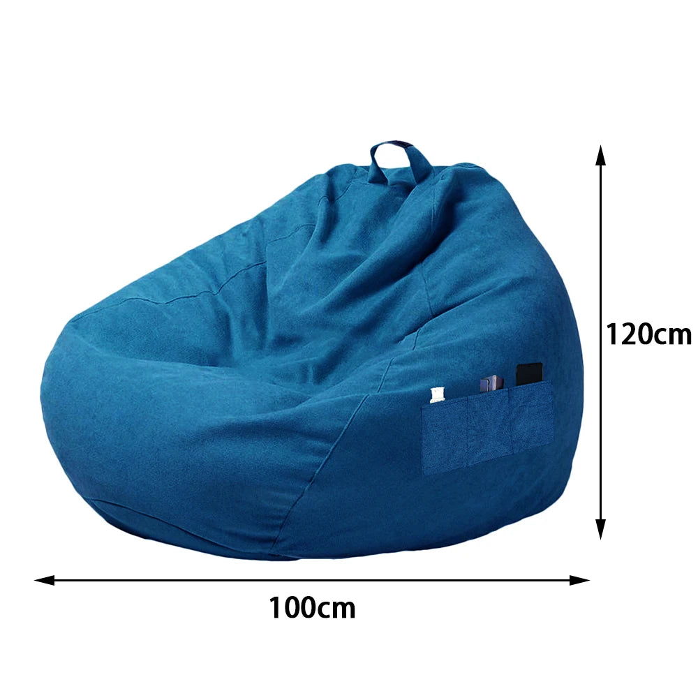 Soft Fluffy Bean Bag Chair Cover Without Filler