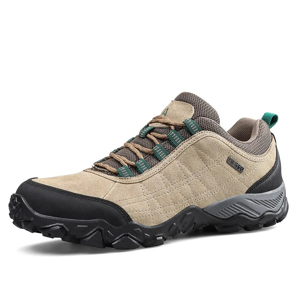 HUMTTO Men's Hiking Shoes – Leather Outdoor Trekking Sneakers