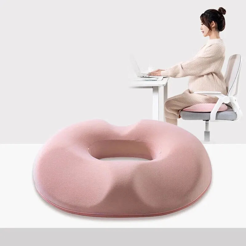 Donut Seat Cushion – Memory Foam Coccyx & Tailbone Relief Pad
