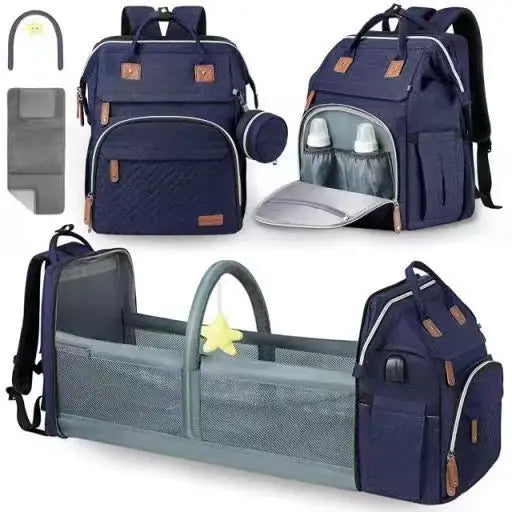 Diaper Bag Backpack – Large Capacity Nappy Changing Bag