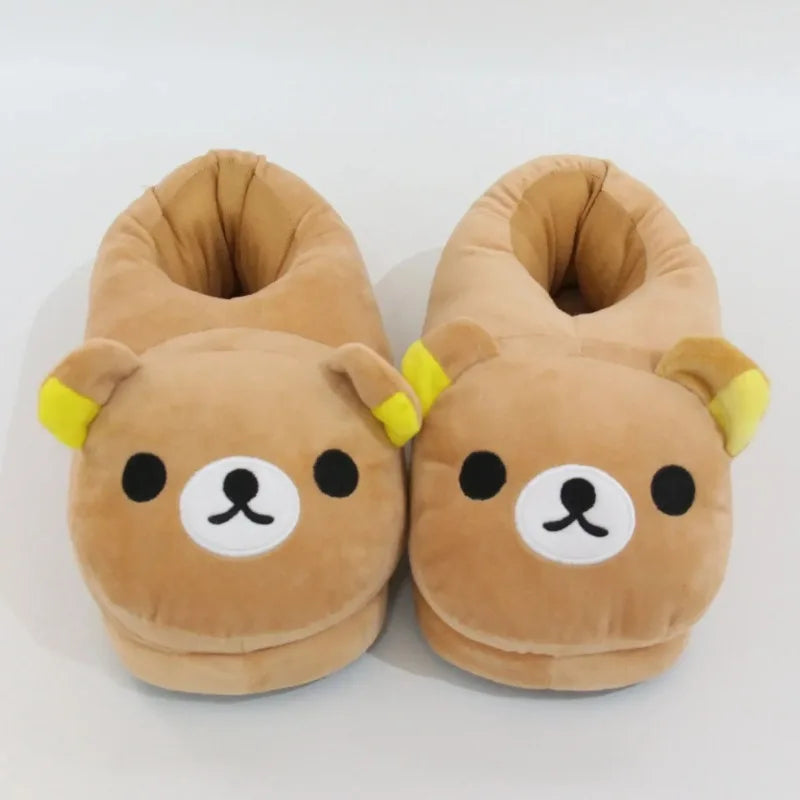 Cozy Bear Winter Slippers for Women