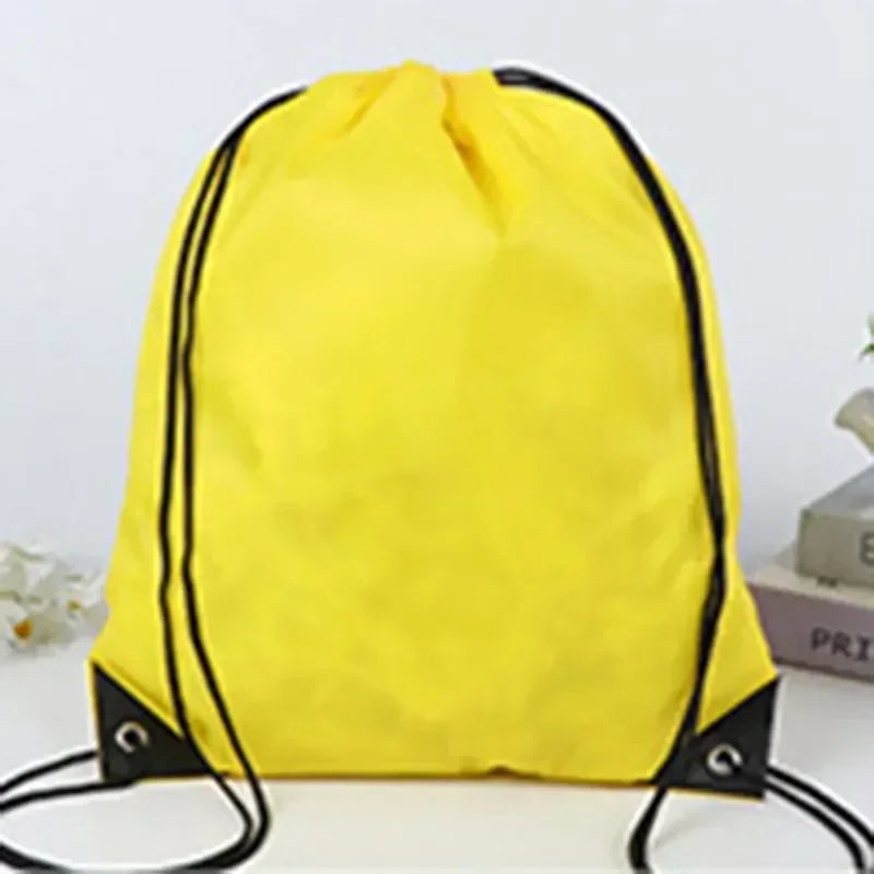 Drawstring Backpack Bag – Lightweight Nylon Gym Sack