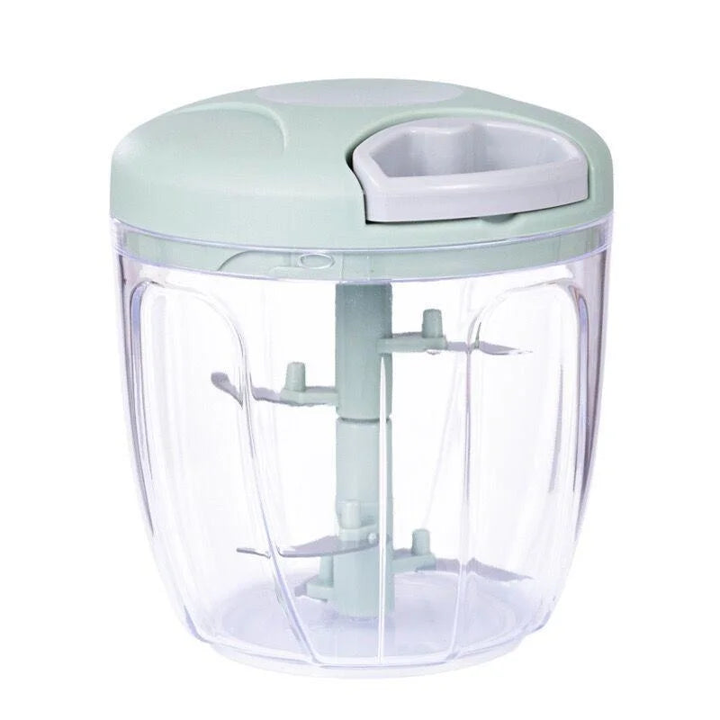 Manual Vegetable Chopper – Pull-String Food Mincer & Dicer