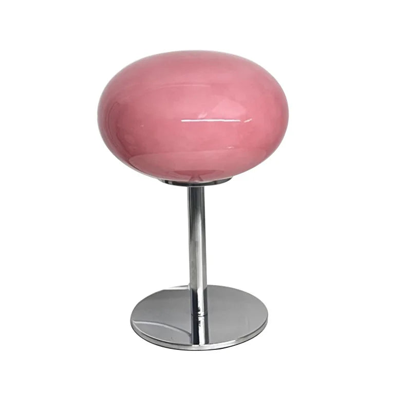 Macaron Glass Table Lamp with Trichromatic Dimming