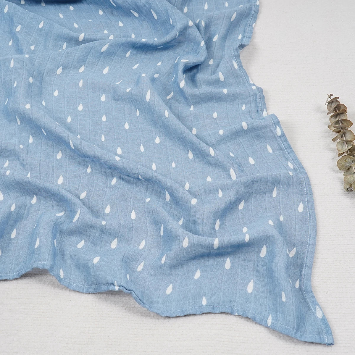 Baby Muslin Swaddle Blanket – Soft Bamboo Cotton, 47x43in, 22 Prints