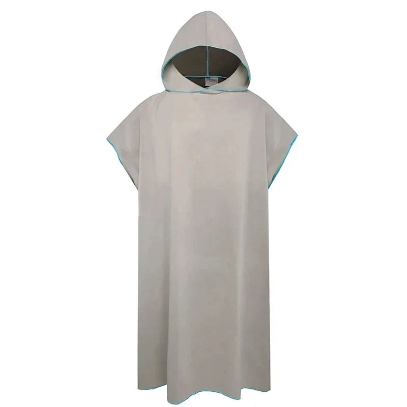 Hooded Changing Robe – Quick-Dry Microfiber Surf Poncho