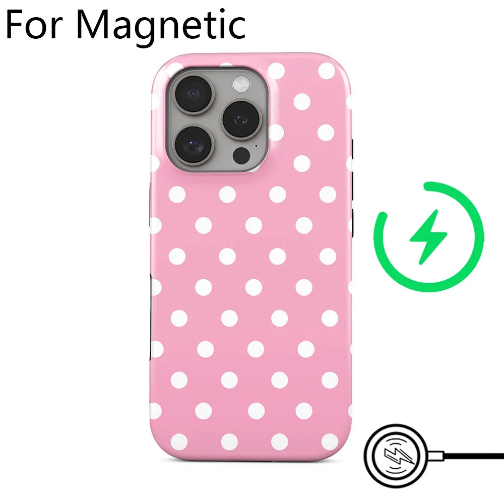 Y2K Small Polka Dots iPhone Case