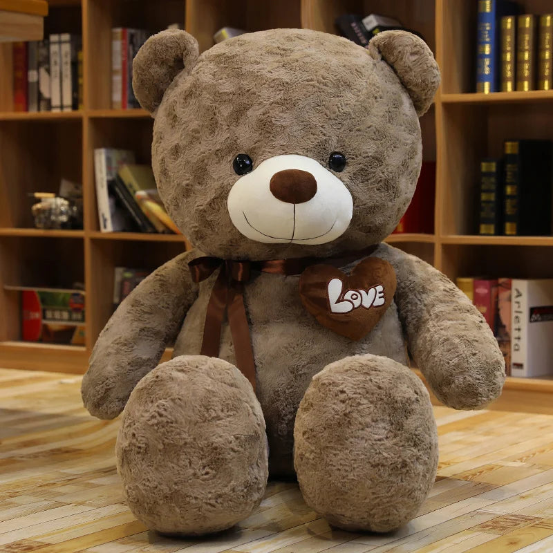 Teddy Bear Plush Doll – Stuffed Animal Pillow Gift for Kids & Lovers