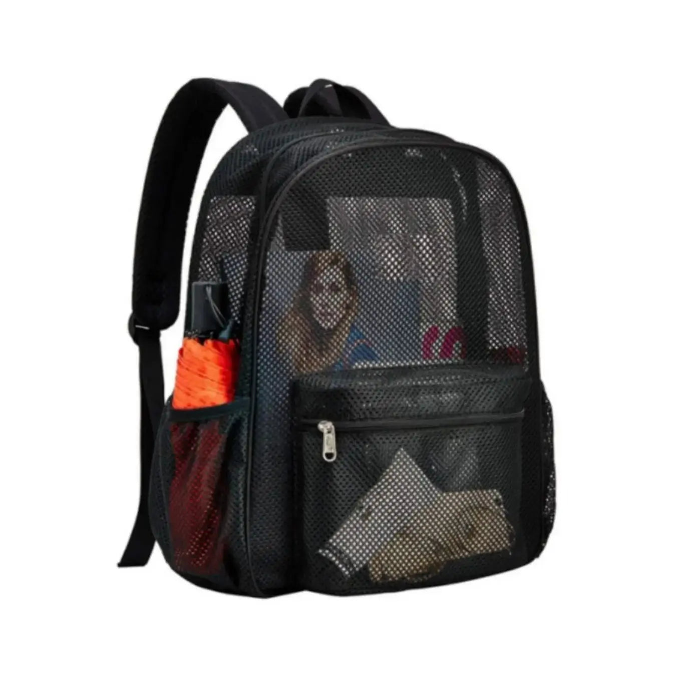 Women's Mesh Breathable Backpack – Casual Outdoor Travel Bag