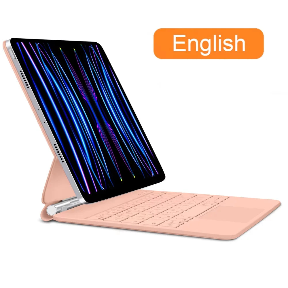 Magic Keyboard Case for iPad Pro 11 / 12.9 / 13, Air 4 5 6, 10th Gen – Wireless Bluetooth Cover