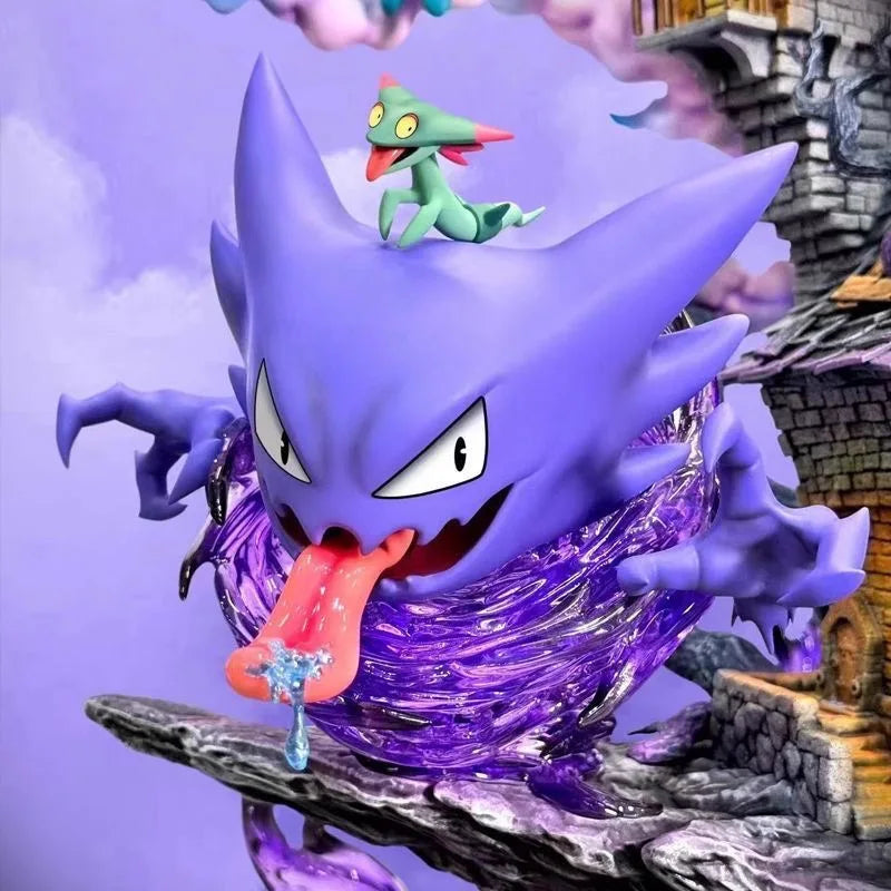 32CM Pokémon Gengar Evolution Family PVC Action Figure Set