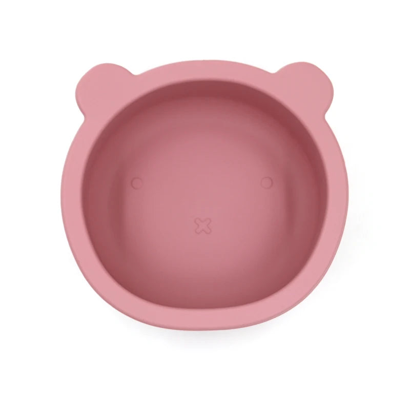 Bear Shape Silicone Baby Suction Bowl 300ml