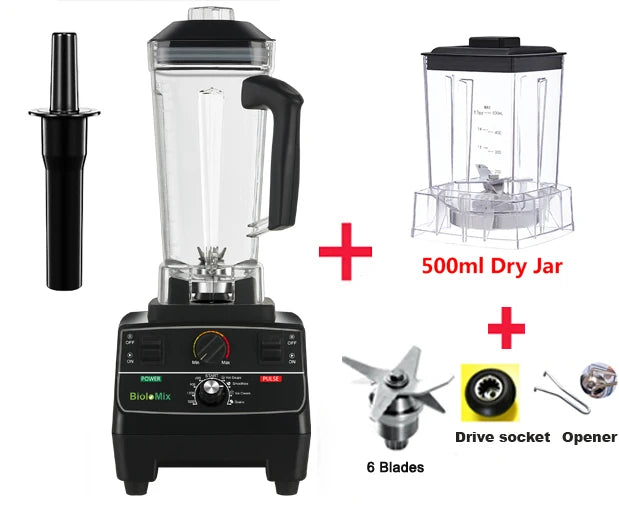 BioloMix 2200W Professional Blender – 2L BPA-Free Jar