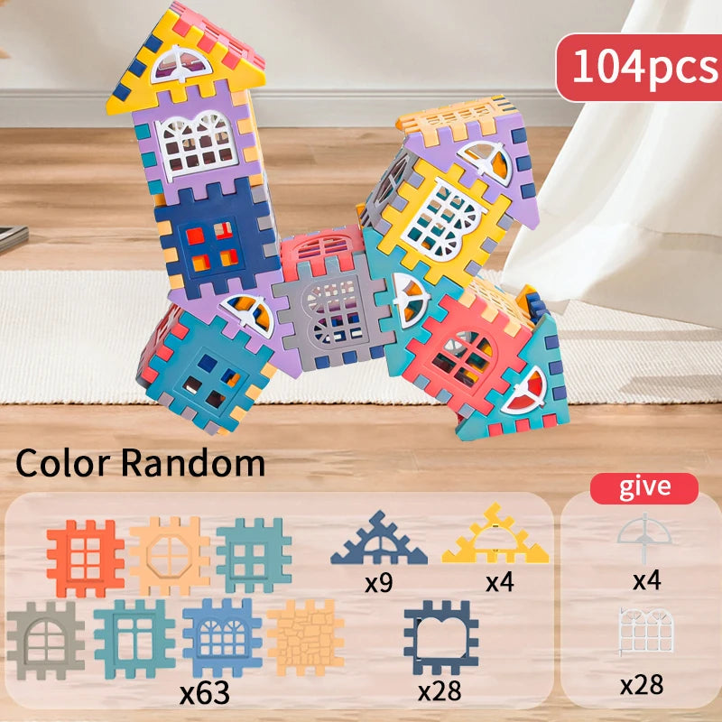 House Building Block Set – Large Scale Simulation Window Design