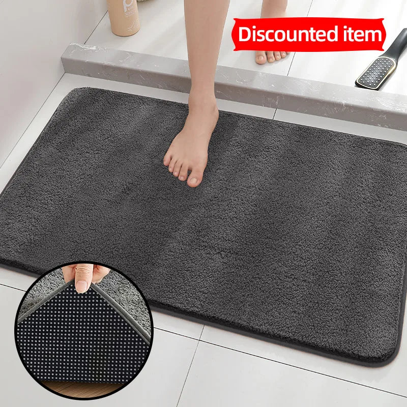 Soft Bathroom Rug – Quick Dry, Non-Slip Bath Mat