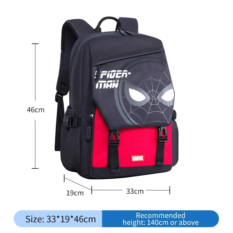 Disney Spider Man Lightweight Large Capacity School Backpack for Boys