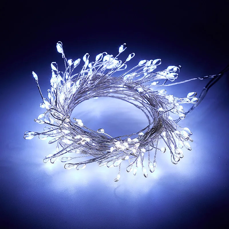 LED Firecracker Fairy String Lights – USB Powered with Remote Control, 3/6/9M