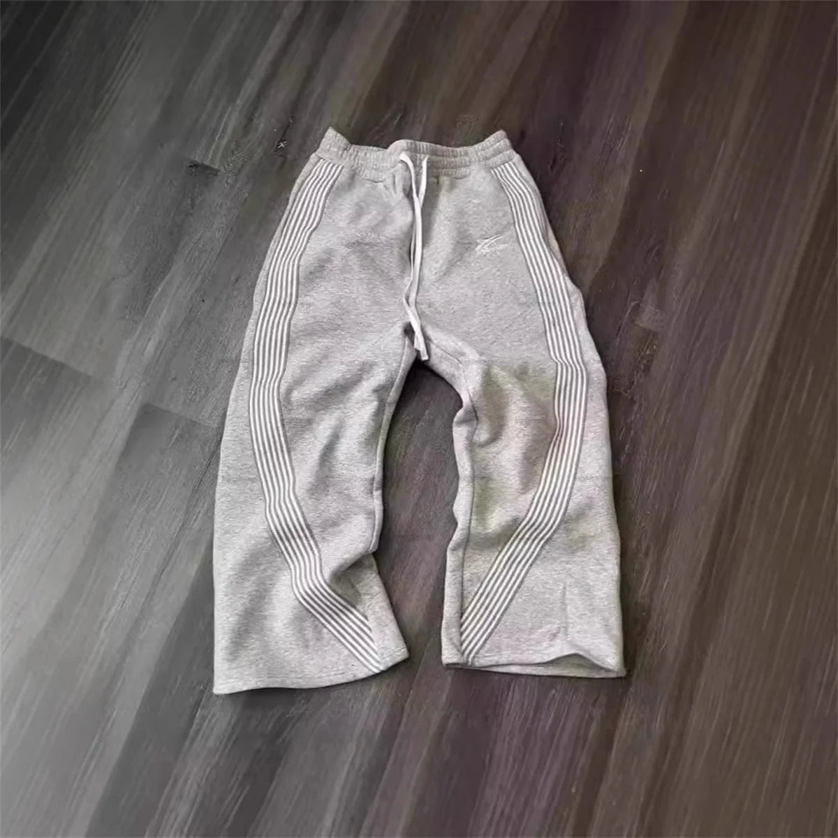 Striped Jogger Pants – Unisex Loose Straight Leg Sweatpants