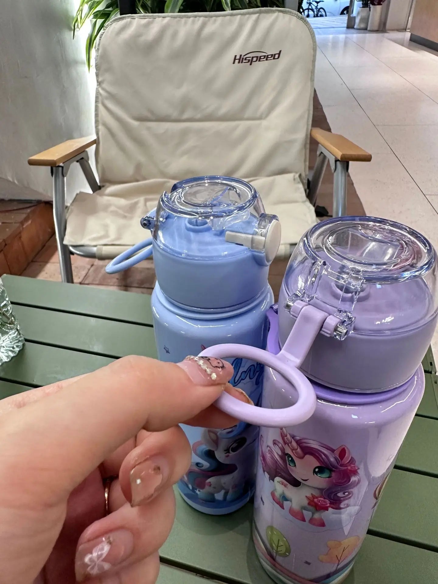 700ML BPA Free Cartoon Portable Water Bottle with Carry Ring