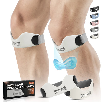 Patellar Tendon Strap – Gounod Silicone Knee Support for Pain Relief