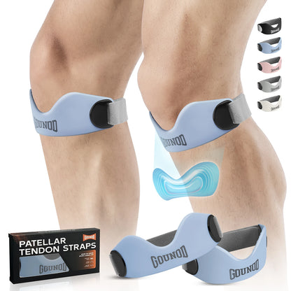 Patellar Tendon Strap – Gounod Silicone Knee Support for Pain Relief