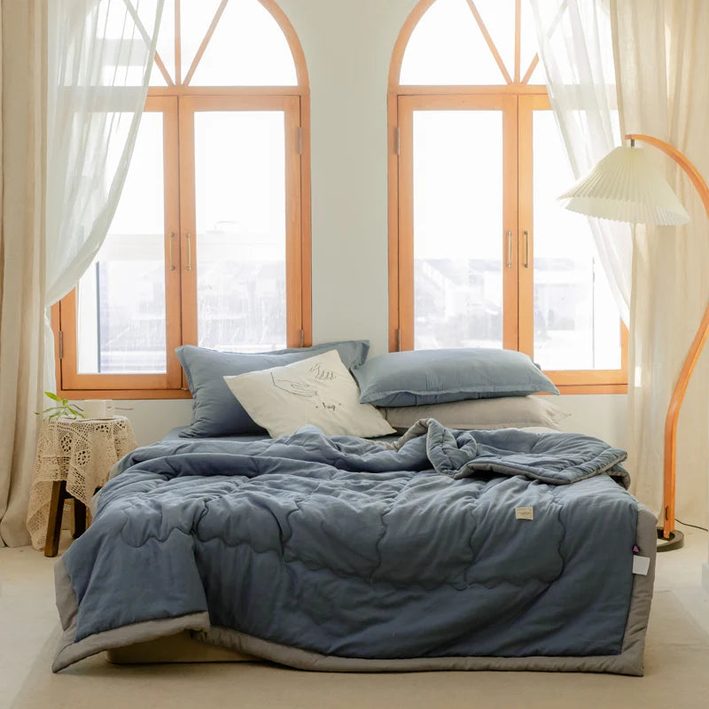 Summer Quilt Lightweight Quilted Comforter Japanese Style