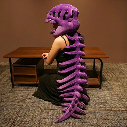 75/115CM Wearable Dinosaur Skeleton Plush Halloween Costume