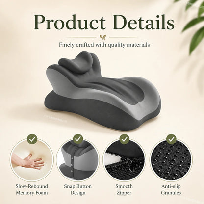 Multifunctional Memory Foam Reading Pillow with Removable Headrest
