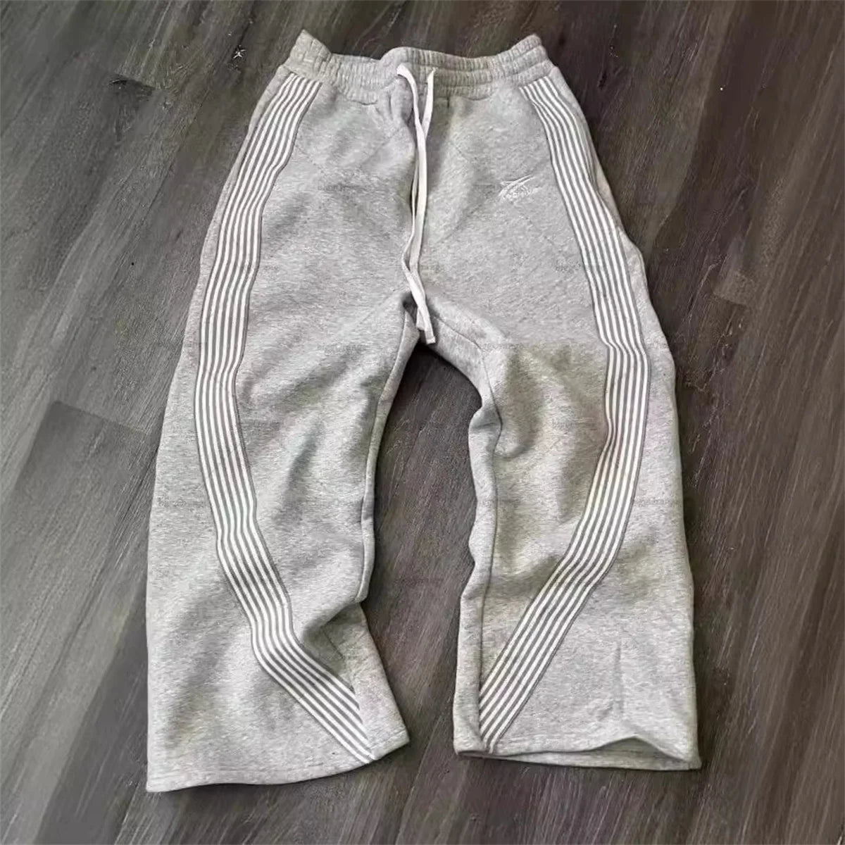 Striped Jogger Pants – Unisex Loose Straight Leg Sweatpants