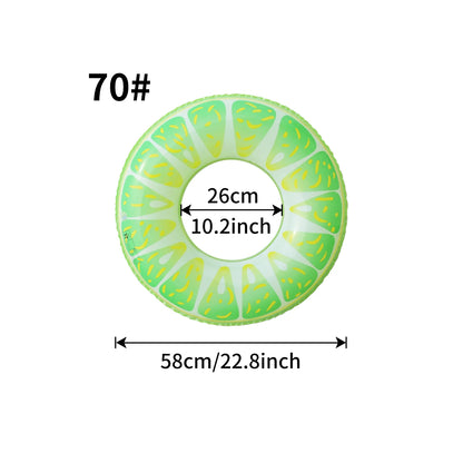 Inflatable Fruit Swim Ring Pool Float – Fun Summer Inner Tube