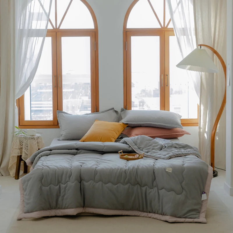 Summer Quilt Lightweight Quilted Comforter Japanese Style