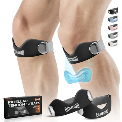 Patellar Tendon Strap – Gounod Silicone Knee Support for Pain Relief