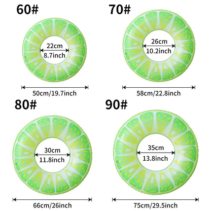 Inflatable Fruit Swim Ring Pool Float – Fun Summer Inner Tube