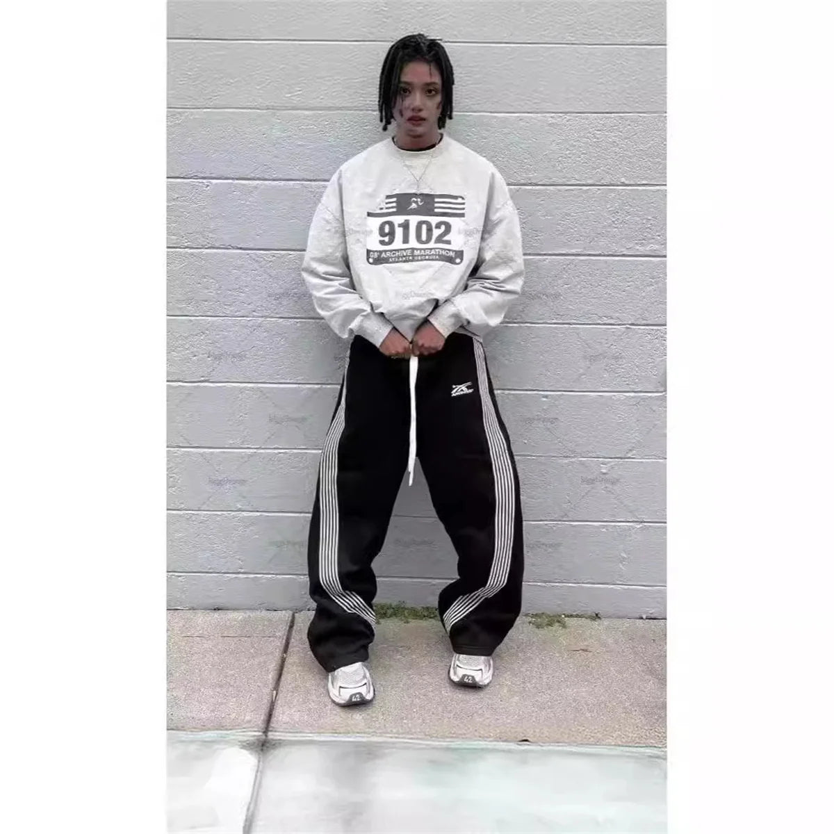 Y2K Stripe Jogger Pants – Casual Unisex Sweatpants
