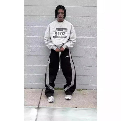 Y2K Stripe Jogger Pants – Casual Unisex Sweatpants