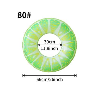 Inflatable Fruit Swim Ring Pool Float – Fun Summer Inner Tube