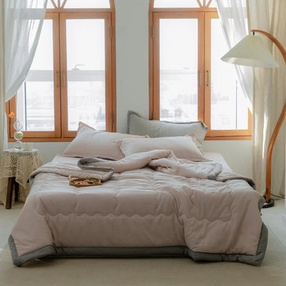 Summer Quilt Lightweight Quilted Comforter Japanese Style
