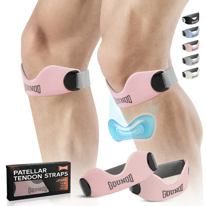 Patellar Tendon Strap – Gounod Silicone Knee Support for Pain Relief