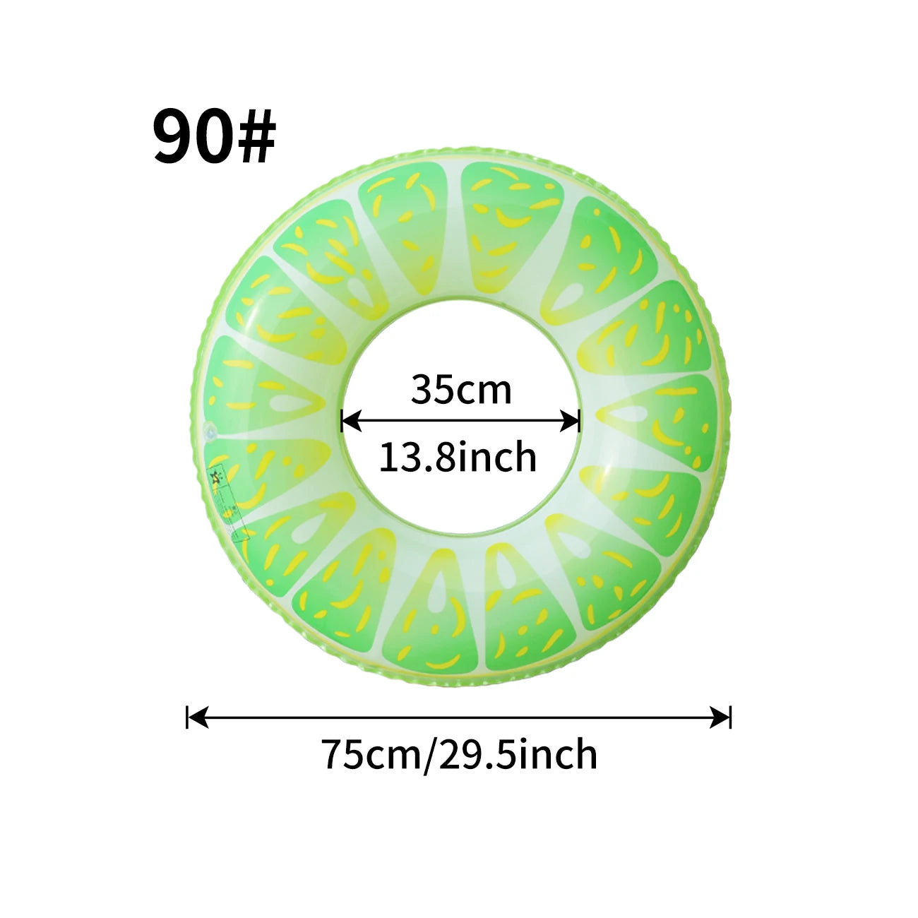 Inflatable Fruit Swim Ring Pool Float – Fun Summer Inner Tube