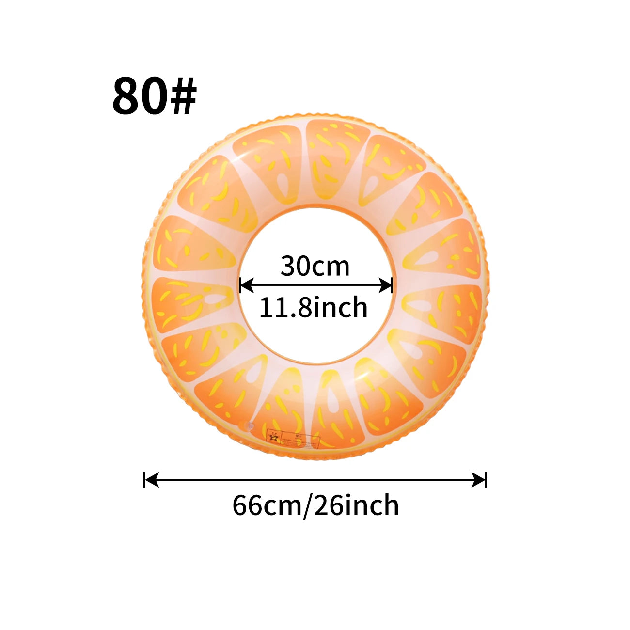 Inflatable Fruit Swim Ring Pool Float – Fun Summer Inner Tube