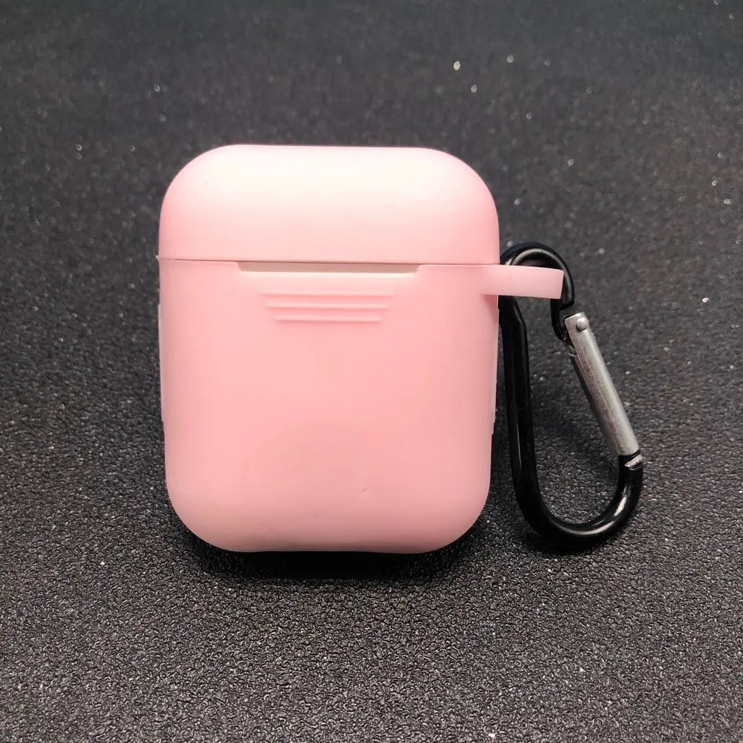 Silicone AirPods Case with Carabiner Clip – Shockproof Cover