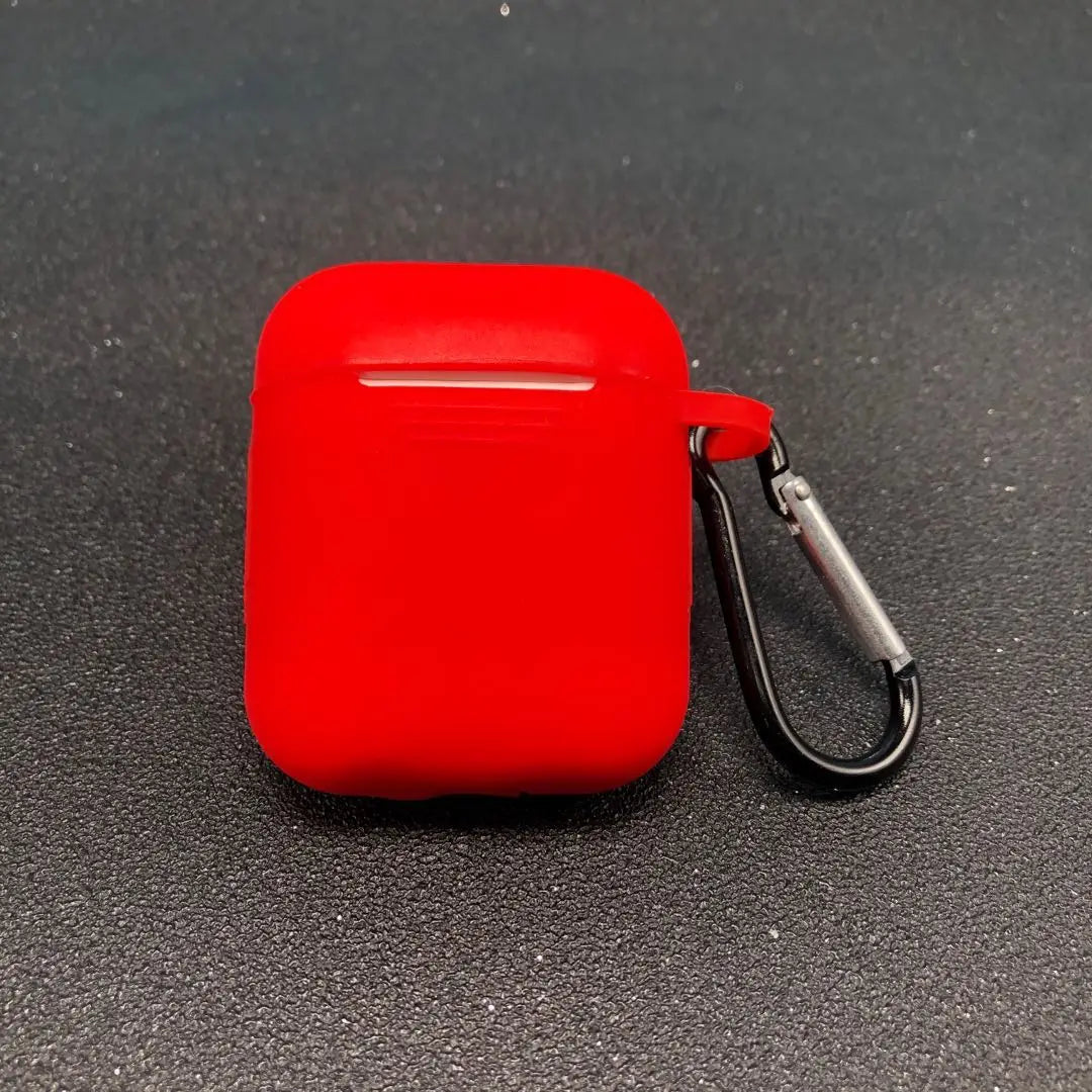 Silicone AirPods Case with Carabiner Clip – Shockproof Cover