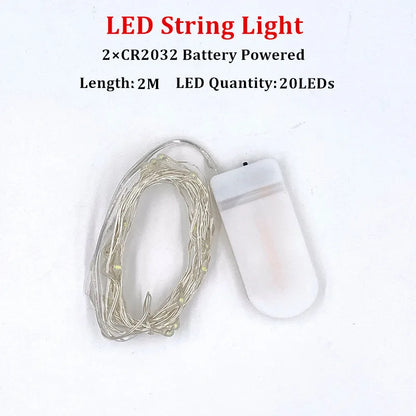 LED Fairy String Lights – Battery Powered Copper Wire (1M–10M)