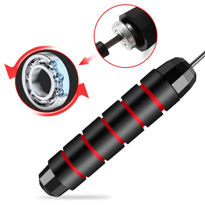 Speed Jump Rope – Adjustable Steel Wire Skipping Rope for Fitness