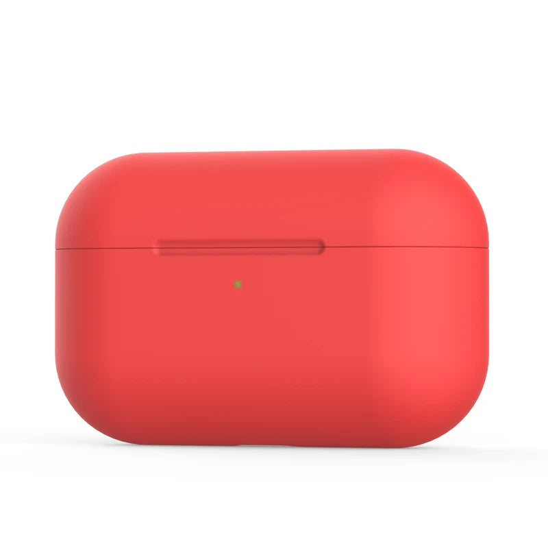 Silicone AirPods Case with Carabiner Hook – Soft Protective Cover