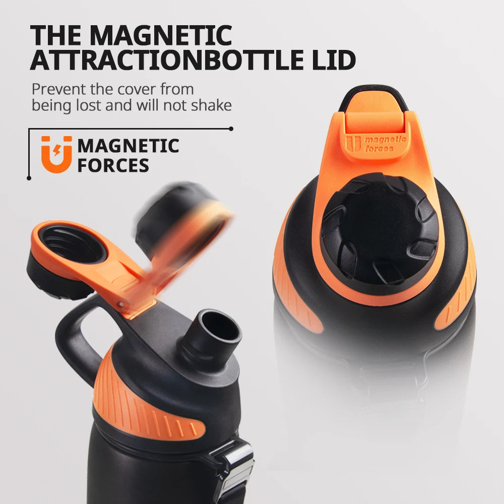 Insulated Stainless Steel Water Bottle with Magnetic Lid